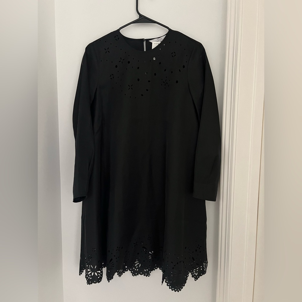 & Other Stories lace eyelet black dress (size 6)